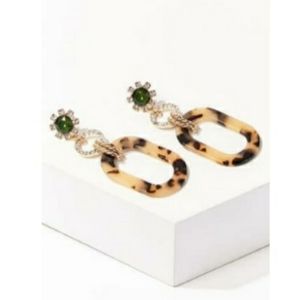 Forever21 Tortoiseshell Drop Earrings
